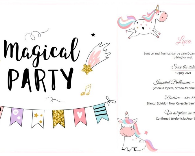 Invitatie Magical Party
